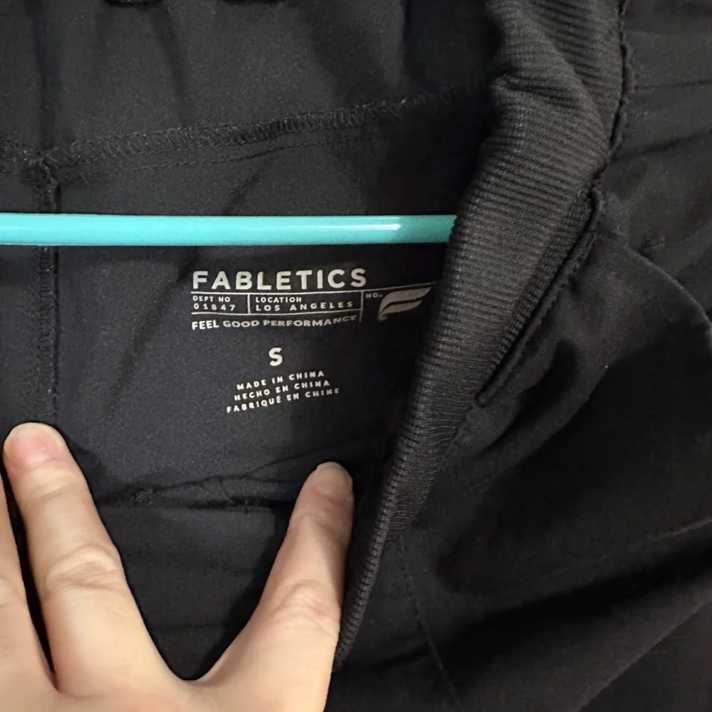 Fabletics Black Scrub Set Size Small | V-Neck Medical Uniform Set